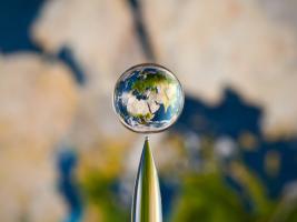 World in a drop of water