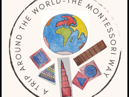 a trip around the world the montessori way- službeni logo projekta odabran glasanjem svih sudionika