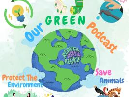 Our GREEN podcast logo