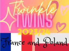 Logo by Gaja. Twinkle Twins, 2023-2024, France and Poland