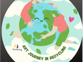 This logo was voted for the project  "Art Journey In Recycling".