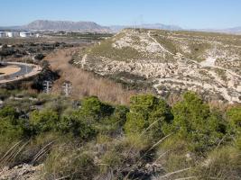 A viw from Sierra del Porquet in Alicante. The area that Spanish students are analysing.