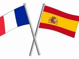 Drapeaux français et espagnol
