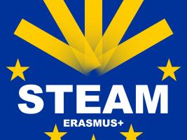 The logo of the STEAM HUB