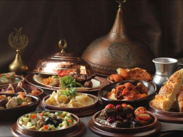 A table representing the Ottoman palace cuisine
