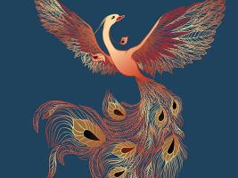 Myths, tales and folk stories- image of a bird -creator : Ukususha