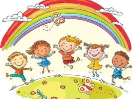 Childhood under the rainbow
