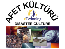 The aim of our project is to create awareness of disaster culture, Our poster image to introduce our project has been added above.