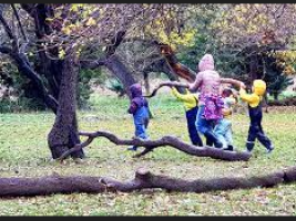 I Learn by Having Fun in Nature, preschool, nature, play