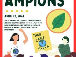 Join us in making our community cleaner, greener, and more beautiful! We invite you to be a part of our event, where we will come together to celebrate earth day by making a positive impact on our environment.