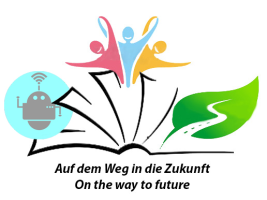 Logo "Auf dem Weg in die Zukunft" / 'On the way to future'