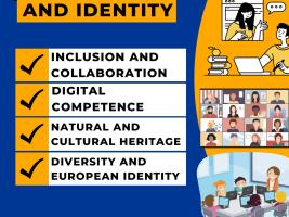 COOPERATIVE EUROPEANS: HERITAGE AND IDENTITY: inclusion and collaboration, digital competence, natural and cultural heritage, diversity and European identity