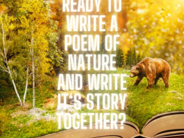 A png file about nature and literature has been shared to encourage participation in our project.