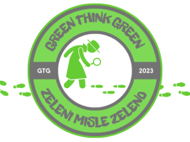 GREEN THINK GREEN logo