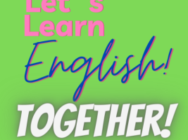 Let´s learn English together!