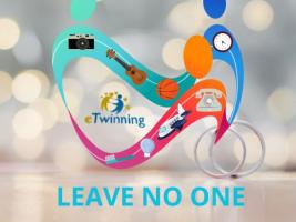 Leave No One Behind provisional logo.