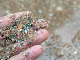 Microplastics are small pieces of plastics, usually smaller than 5mm. They are persistent, very mobile and hard to remove from nature. A growing volume of microplastics is found in the environment, including in the sea and in soil, as well as in food and 