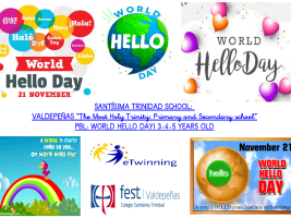 WORLD HELLO DAY POSTER.