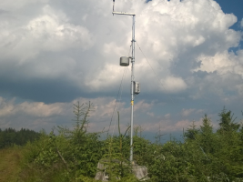 Self-made photo of an own weather station near Judenburg (Galler Höhe)