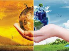 Let's protect, take care and economically consume the natural resources of the earth. Let's save the climate and act to stop climate change!
