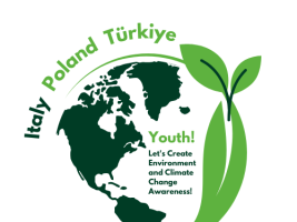 The project's logo featuring intertwined leaves, symbolizing collaborative efforts towards environmental issues.
