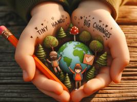 the world in the hands of the little ones
