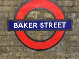 Baker Street Underground Station sign