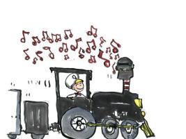 Uči, pjevaj, pleši kroz naš Glazbeni vlak. Learn, sing, dance through our Musical Train.