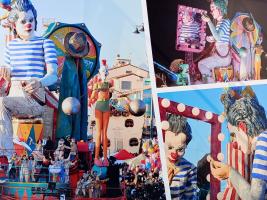 Masked floats parade 