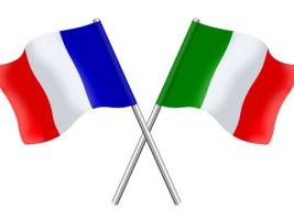 French and Irish flags