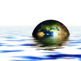 The Earth in a flood