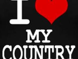The picture "I love my country"
