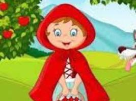 this is a picture of red little riding hood