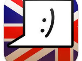 england flag and smile