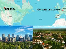 Calgary - Fontaine map