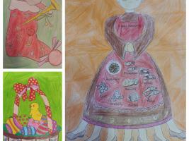  Φιλοτεχνημένες ζωγραφιές παιδιών σχετικές με το κεντρικό θέμα. Artstically made drawings from our stundents related to our main subject.