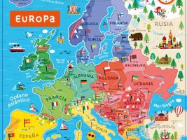 Mapa de Europa Infantil