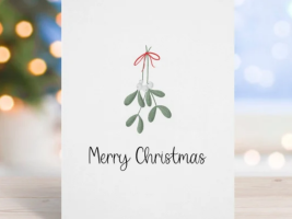 Christmas card exchange