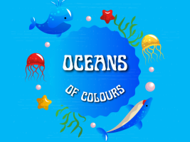 Project logo: animals of the sea and colors.
