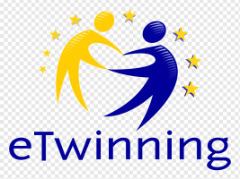 I am happy with my family (eTwinning logo)