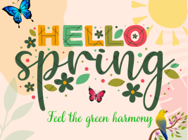 Hello spring. Feel the green harmony. 