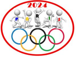 Olympic rings Paris 2024