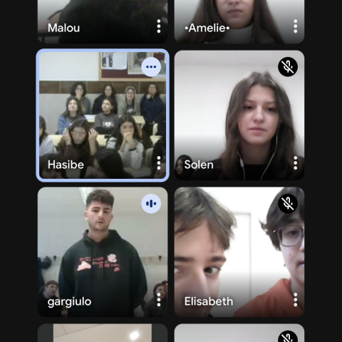 listening to the Spanish team