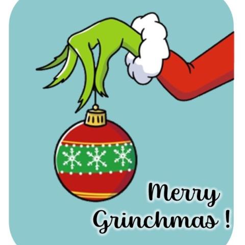 Merry Christmas and a Happy New Year ! by Solen from France I made this card in the point of view of the Grinch a character in the book "How the Grinch Stole Christmas!" by Dr. Seuss. Anyway I wish you my best thoughts for next year and a Merry Christmas.