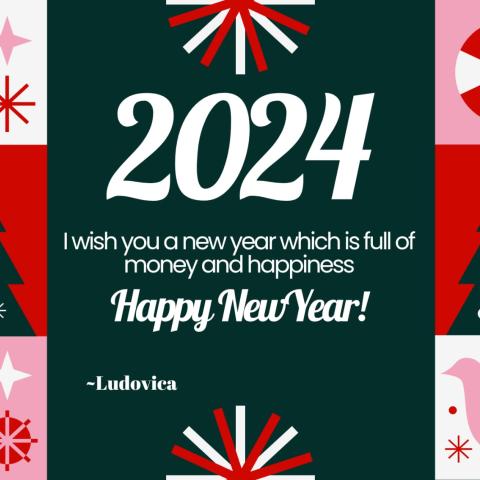 My Students' New Year Card