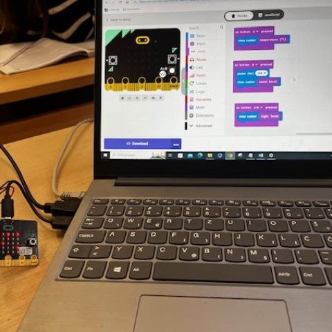 Programming for temperature and sound measurements