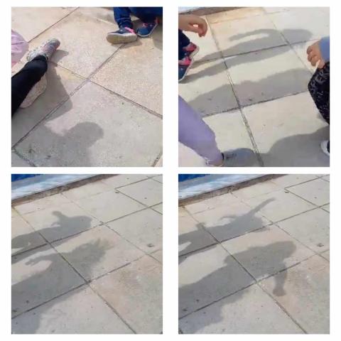 32nd Kindergarten of Thessaloniki. Mrs. Stella's class. Photos from the creation and presentation of the story, created by the children with their shadows 32nd Kindergarten of Thessaloniki. Mrs. Stella's class. Photos from the creation and presentation of the story, created by the children with their shadows