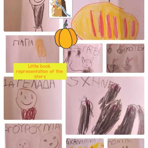 Pumpkin Story Little Book with numbers