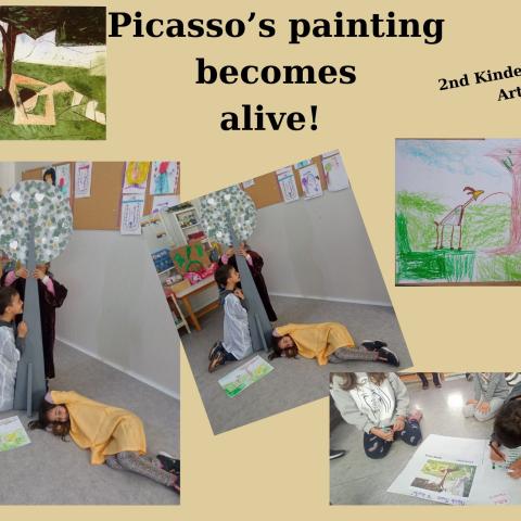 Alive Picasso painting