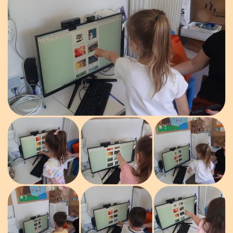 Kindergarten of Avlonari/Stella Students evaluate the schoolnest project